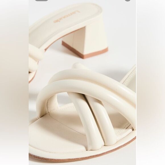 Revolve Larroude Laguna Sandals in Ivory, size 9 - Picture 5 of 12